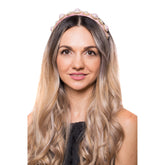 Coronita Aplicatii Perle Roz